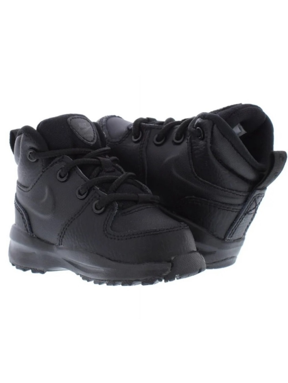 Nike Toddler Kids Triple Black Manoa LTR (TD) Boot Shoes | Size 7